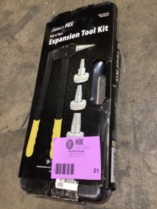 PEX-A Expansion Tool Kit with 12 in., 34 in. and 1 in. Expander Heads by Apollo Customer Returns See Pictures