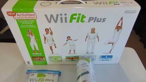 lot 9 image: Wii fitplus and neoprene cover