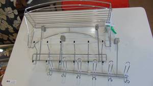 lot 17 image: 3-Metal door and wall racks