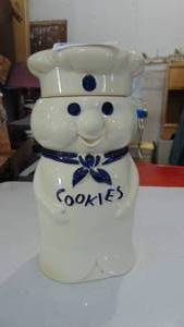 lot 64 image: Pillsbury Doughboy Cookie jar