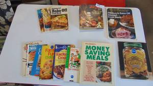lot 67 image: Pillsbury cookbooks