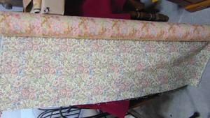 lot 120 image: Roll of fabric and tapestry