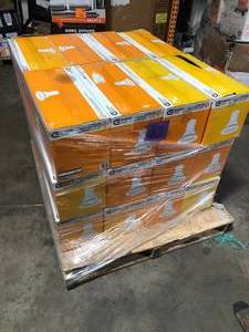 Pallet of 5 in. White Recessed Can Light Baffle Trim (6-Pack) by Commercial Electric Customer Returns See Pictures