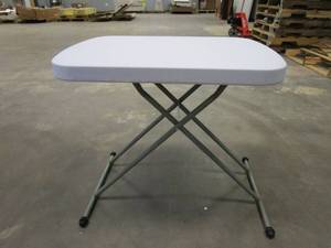 lot 402 image: Everyday Home Everyday Home Folding Table and TV Tray, 26 x 18 x 27 (OPEN BOX)