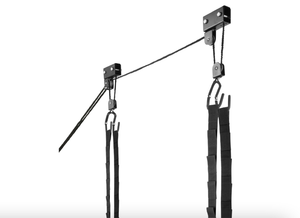 lot 482 image: Kayak & Canoe Lift Hoist Kayak For Garage  Canoe Hoists 125 lb Capacity (OPEN BOX)