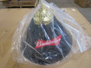 lot 471 image: Budweiser 14 Single Shade Bar Lamp, Bow Tie (OPEN BOX)