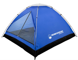 lot 494 image: Wakeman Family-Tents 2-Person Dome Tent- Water Resistant, Removable Rain Fly & Carry Bag- Easy Set Up (OPEN BOX)