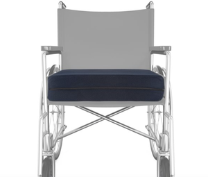 lot 505 image: Bluestone Seat Cushion-4 Thick Foam Pad with Handle in Navy Blue