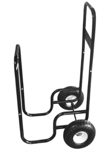 lot 594 image: Earth Worth 83-DT5199 1900 Firewood Log Cart - Black (OPEN BOX)