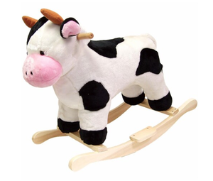 lot 598 image: Poker 80-16COW Cow Plush Rocking Animal (OPEN BOX)