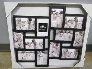 lot 635 image: Lavish Home Wall Mounting Picture Frame for 4 in x 6 in Photos