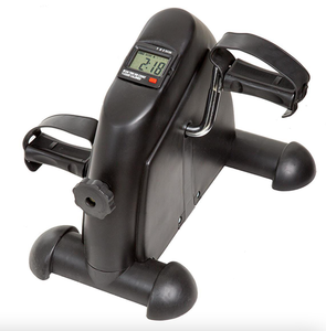 lot 603 image: Wakeman 80-5129 Portable Fitness Pedal Stationary Under Desk Indoor Exercise Easy Cardio Bike (OPEN BOX)