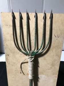 lot 17 image: Vintage 6 tine fishing spear