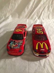 lot 39 image: 2 - NASCAR die cast 124 scale stock cars