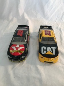 lot 55 image: 2 - NASCAR die cast 124 scale stock cars