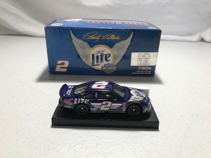 lot 313 image: 1999 NASCAR Rusty Wallace #2 Miller Lite  Harley Davidson 164 die cast stock car