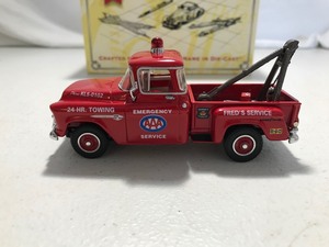 lot 326 image: 1996 AAA Towing and Service 1955 Chevy 3100 die cast 143 scale