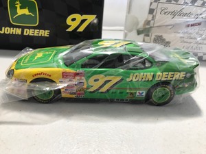 lot 336 image: 1999 NASCAR  Racing Champions Premier Collection Chad Little #97 John Deere die cast 124 scale stock car