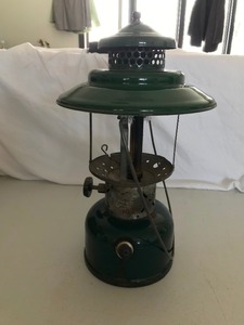 lot 337 image: Coleman gas lantern, model 228E manufactured in October of 1958