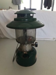 lot 338 image: Vintage April 1965 Coleman 228F lantern