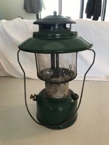 lot 341 image: Vintage Coleman lantern 228F double mantle Feb  1966