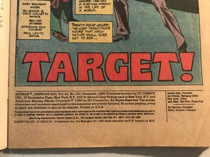 lot 349 image: DC Comics Bat Man - A Special 25 Page Shocker