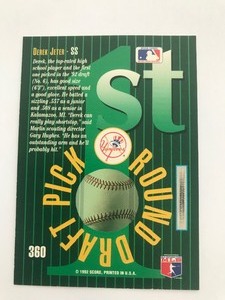 lot 358 image: 1993 Score Select Rookie #360 Derek Jeter