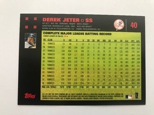 lot 359 image: Derek Jeter Card 2007 Topps wGeorge Bush and Mickey Mantle in the background  #40