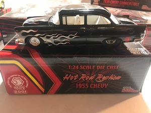 lot 395 image: 2001 MATCO Tools Set of 6 Hot Rod Replica collectors Set 124 scale die cast