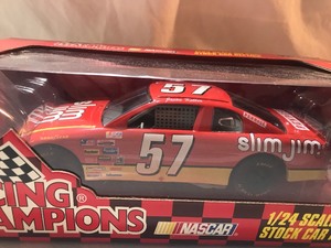 lot 398 image: 1996 Preview Edition NASCAR Racing Champions Jason Keller #57 Slim Jim 124 scale die cast stock car