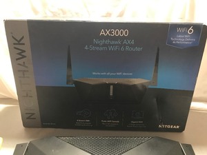 lot 141 image: AX3000 Nighthawk AX4 4-Stream WiFi 6 Router