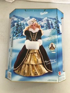 lot 152 image: Mattel 1996 Happy Holidays Special Edition Barbie #15646