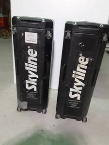 lot 280 image: Hard case containers with Banner frames inside