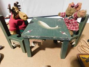lot 203 image: Moose & fish dcor collection