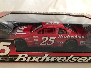 lot 287 image: 1999 NASCAR Racing Champions Wally Dalenbach #25 Budweiser 124 scale die cast stock car