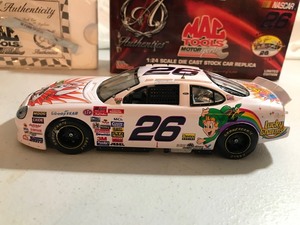 lot 417 image: 1998 NASCAR MAC Tools Johnny Benson #26 Trix 124 scale die cast stock car