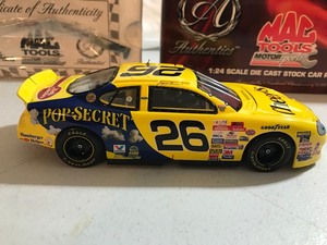 lot 418 image: 1998 NASCAR MAC Tools Johnny Benson #26 Cheerios 124 scale die cast stock car