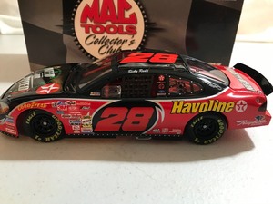 lot 419 image: 2001 NASCAR MAC Tools Ricky Rudd #28 Texaco Havoline  Need for speed 124 scale die cast stock car