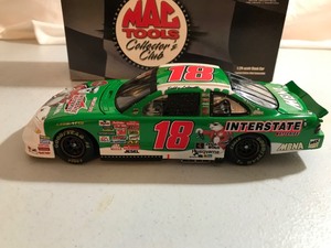 lot 420 image: 2001 NASCAR MAC Tools Bobby Labonte #18 Interstate Batteries 124 scale die cast stock car