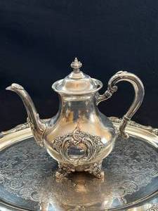 lot 13 image: Reed & Barton Silver Colored CoffeeTea Set