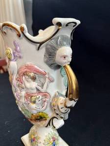 lot 33 image: SA Leart Co Painted Vase