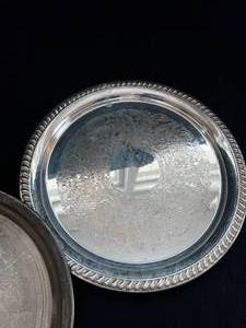 lot 45 image: Sterling and Silver Colored Kitchenware Lot WM Rogers, Oneidacraft and More