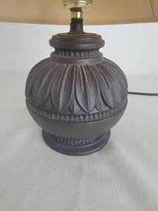 lot 104 image: Wrought Iron Urn Table Lamp