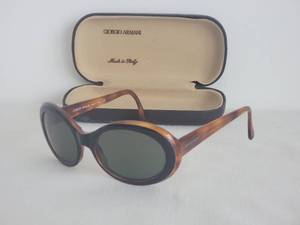 lot 25 image: 90s Giorgio Armani Womens Sunglasses - NEVER WORN