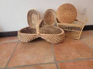 lot 109 image: Large Group of Staging Woven Baskets