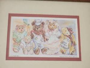 lot 121 image: Modern Teddy Nursery Prints