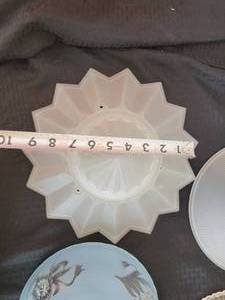 lot 135 image: Mid-Century Ceiling Fixture Shades
