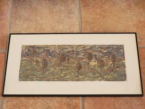 lot 12 image: Julie Schoenecher Expressive Landscape Print number 175