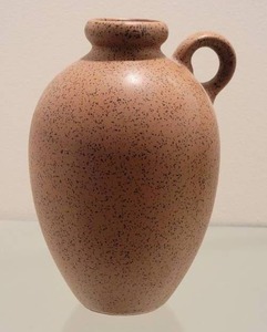 lot 3F image: Greco-Roman Revival Fine Art Ceramic Hydria Vase - Single Handle - 7 12