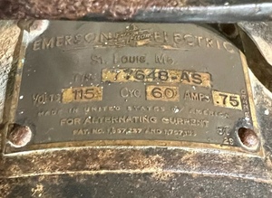 lot 81 image: Antique Industrial Desk Fan - Emerson Electric